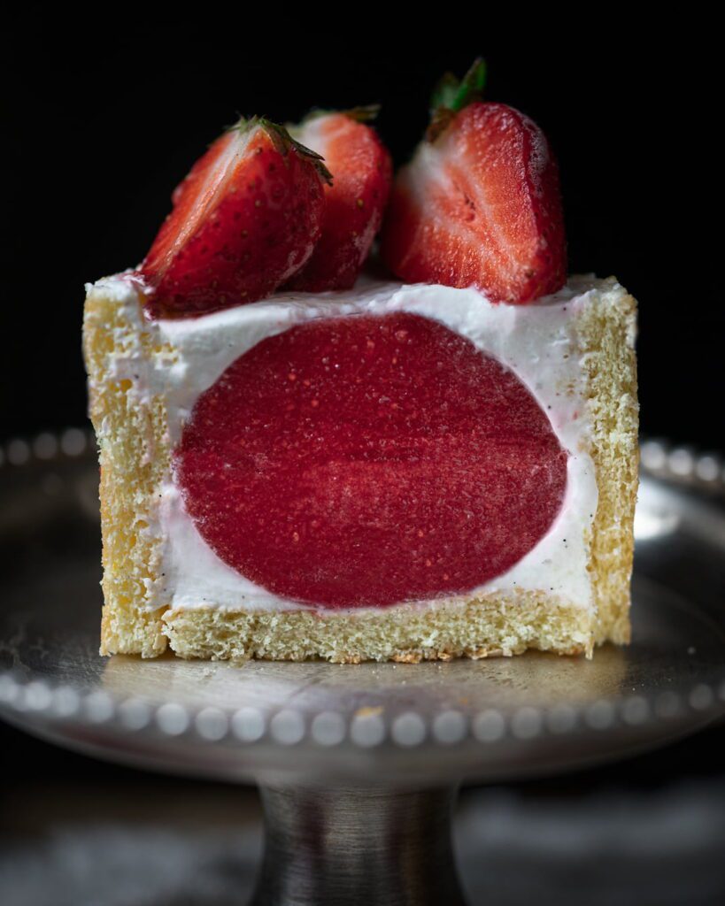charlotte panna e fragole