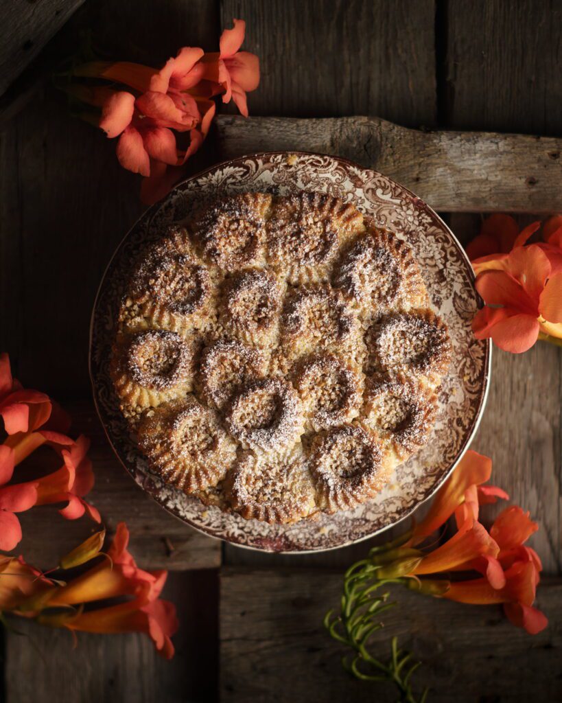 crostata frolla mais ricotta nocciole