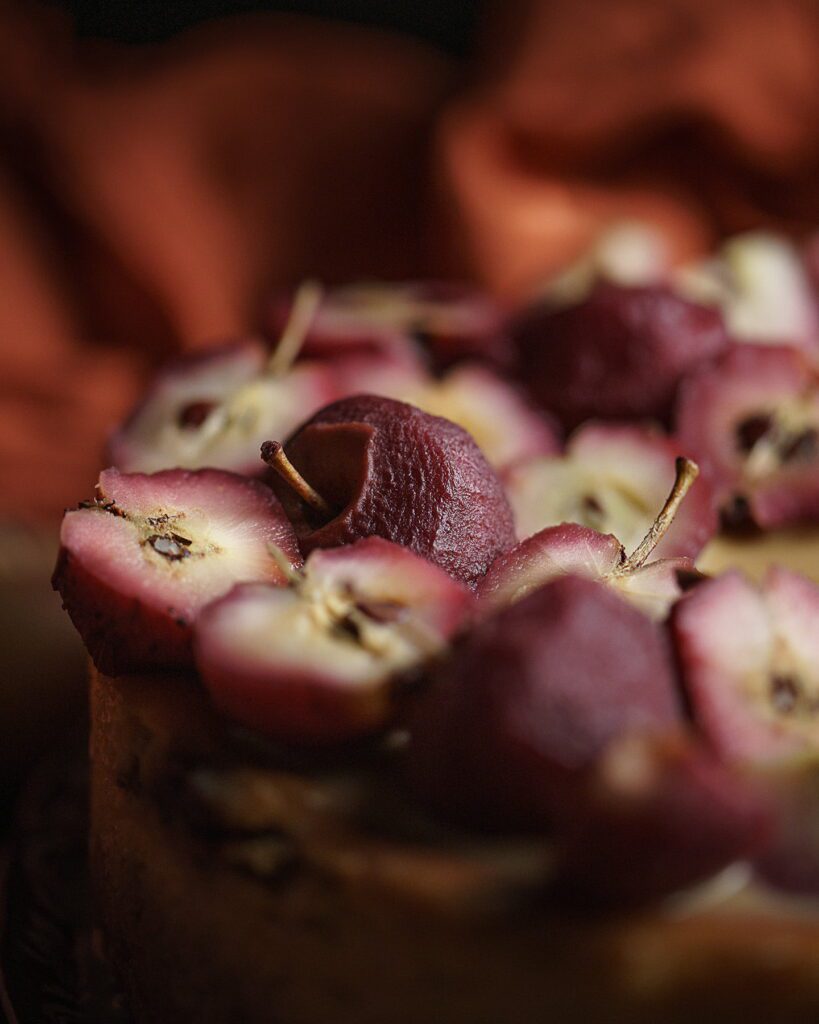 cheesecake zucca mele hibiscus